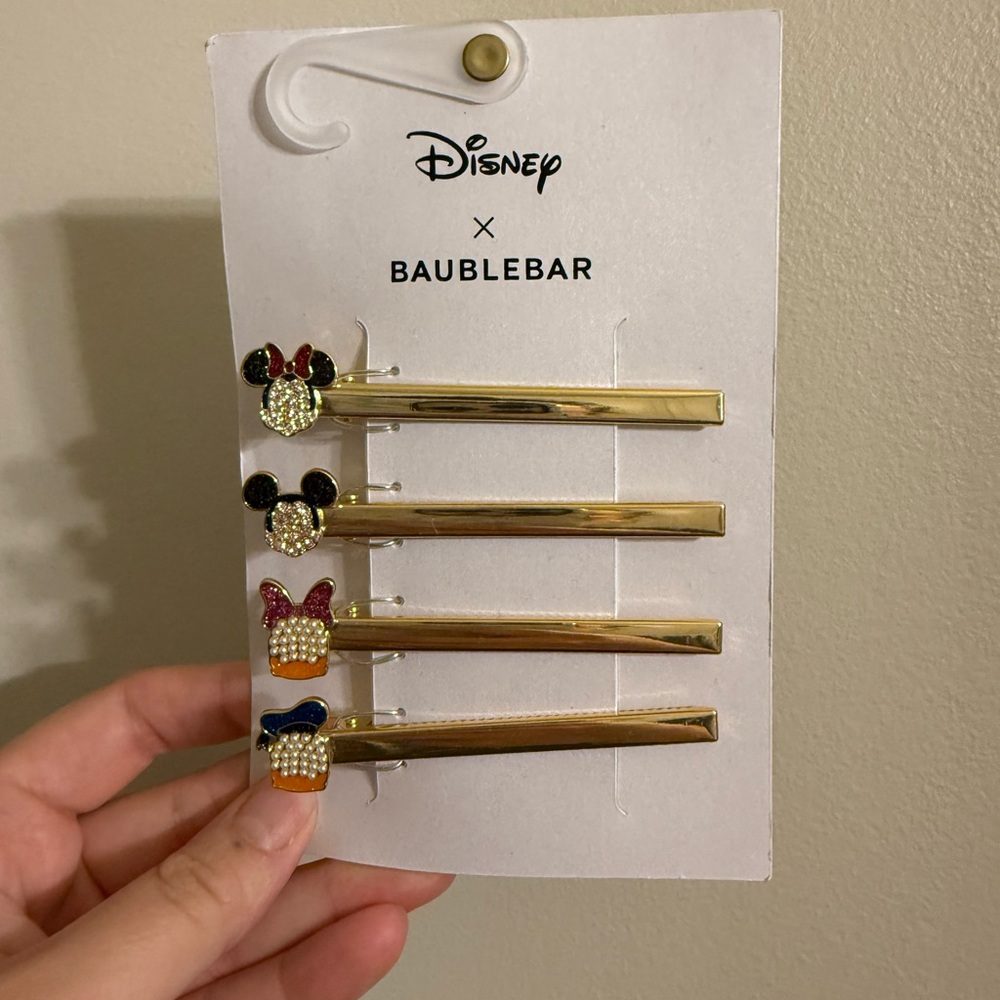 BaubleBar x Disney Mickey & Friends Hair Clip Set
